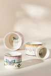 ANTHROPOLOGIE BISTRO GARDEN TILE MEASURING CUPS, SET OF 4