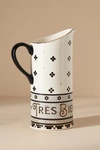 Anthropologie Bistro Tile Pitcher