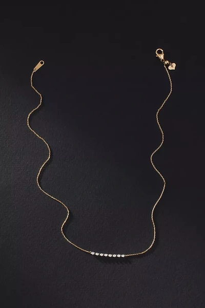 By Anthropologie Fine Strand Diamond Necklace In Gold