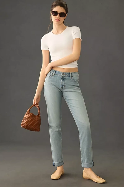 Fidelity Denim Fidelity Axl Mid-rise Boyfriend Jeans In Blue