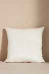 Anthropologie Fiora Ribbed Velvet Pillow