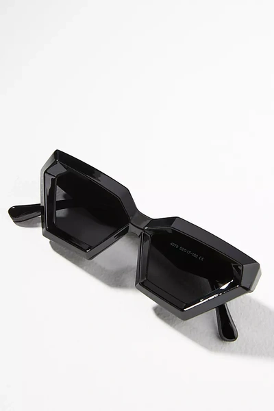 Fifth & Ninth Alaia Polarized Sunglasses In Black