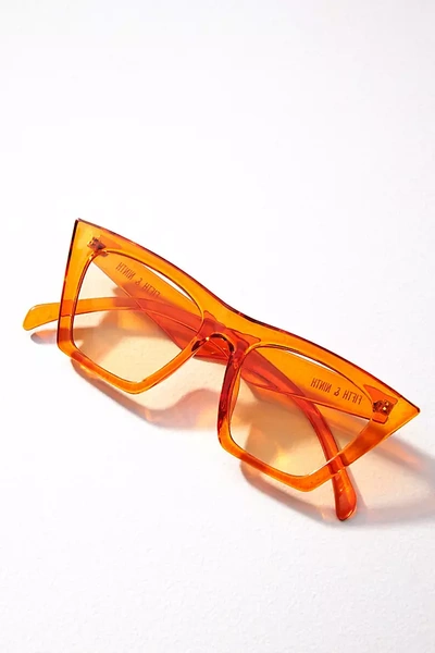 Fifth & Ninth Chicago Cat-eye Sunglasses In Orange