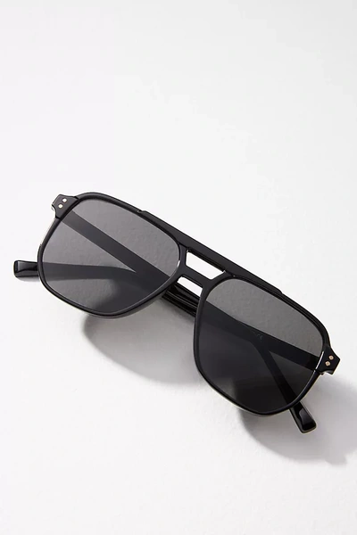 Fifth & Ninth Skye Aviator Sunglasses In Black