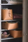 Terrain Folded Leather Basket