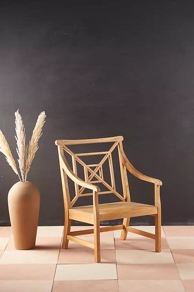 Terrain Fretwork Teak Chair