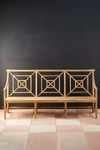 Terrain Fretwork Teak Three-seat Garden Bench