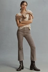 Frame Le Jane Crop Flare Leg Jeans In Multicolor