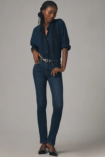 Frame Le High Skinny Jeans In Blue