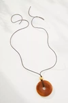FRASIER STERLING SMOOTH STONE NECKLACE