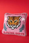 Furbish Studio Holiday Petite Needlepoint Pillow In Pink