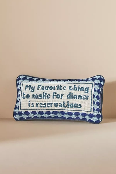 FURBISH STUDIO FURBISH STUDIO MINI NEEDLEPOINT PILLOW