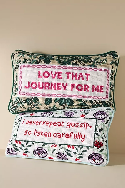 Furbish Studio Needlepoint Pillow