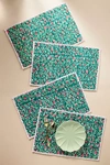 Furbish Studio Placemats, Set Of 4 In Green