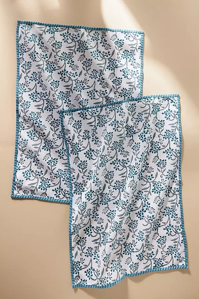 Furbish Studio Tea Towels, Set Of 2 In Blue