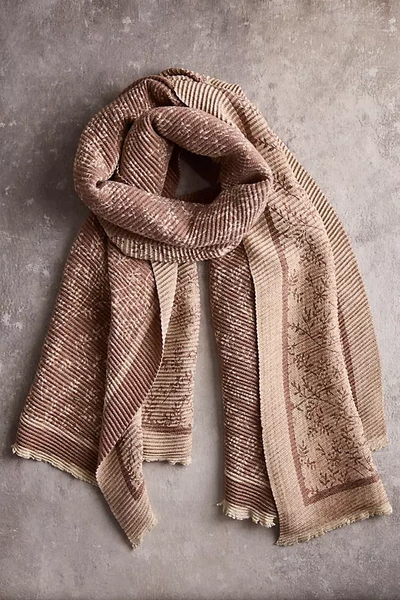 Terrain Garden Floral Crinkle Scarf In Pink