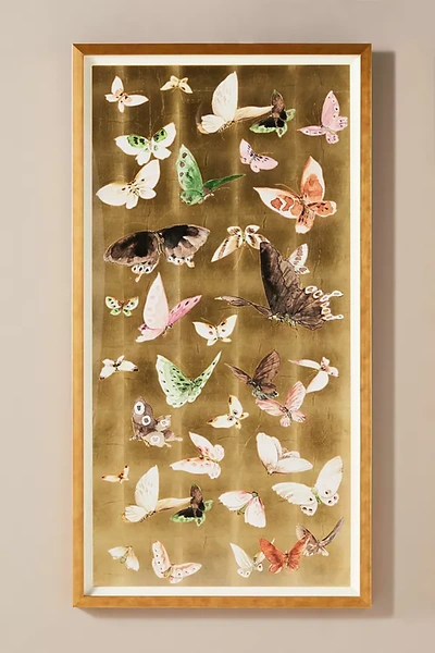 Anthropologie Golden Flight Wall Art