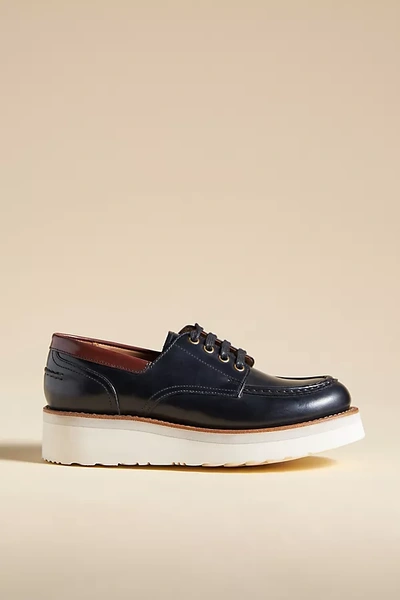 Grenson Lola Platform Flats In Black