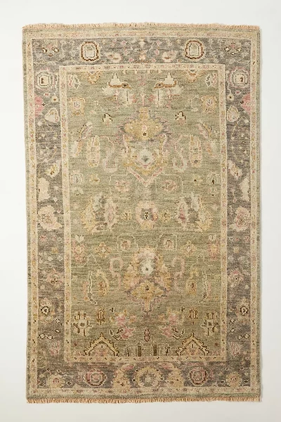 Anthropologie Hand-knotted Irie Rug