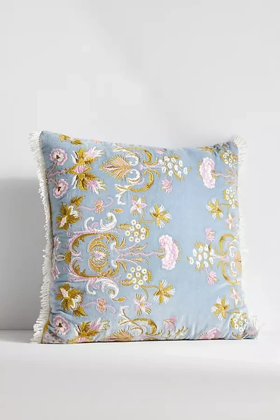 Anthropologie Harlowe Pillow In Black