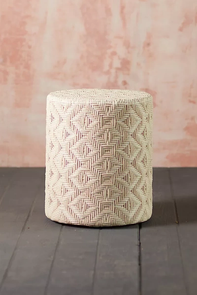 Terrain Havana Cylinder Stool In Neutral