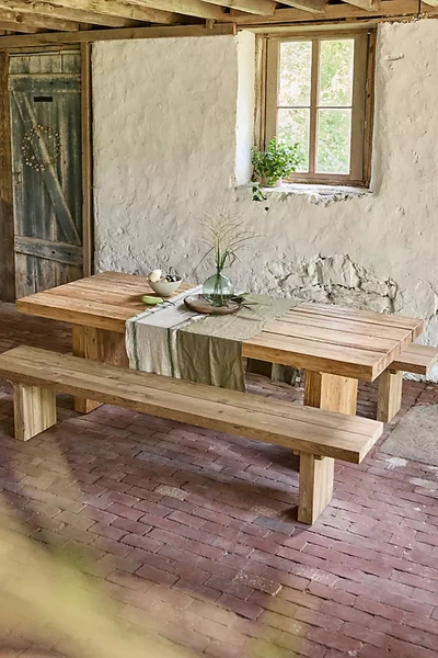 Terrain Horizon Teak Dining Table In Neutral