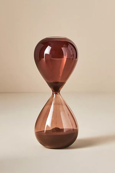 Designworks Ink Hourglass Sand Timer In Brown
