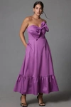 Hutch Bow-tie Maxi Dress In Purple
