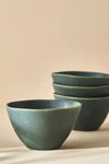 Anthropologie The Jasper Portuguese Stoneware Cereal Bowls, Set Of 4