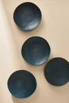 Anthropologie The Jasper Portuguese Stoneware Side Plates, Set Of 4 In Blue