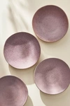 Anthropologie Jasper Portuguese Side Plates, Set Of 4 In Purple