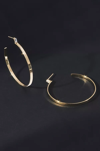 Jennifer Zeuner Jewelry Jennifer Zeuner Gemma Hoop Earrings In Gold