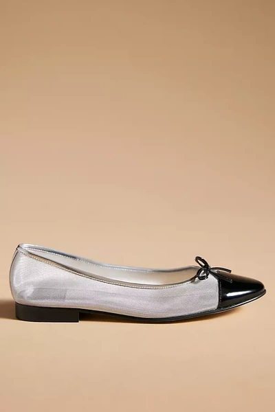 Jeffrey Campbell Releve Flats In Silver
