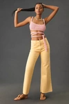 Joe's Jeans The Blake High Rise Straight Leg Raw Hem Jeans In Sunkissed