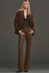 Joe's Jeans The Hi Honey High Rise Bootcut Coated Jeans In Tiramisu In Brown