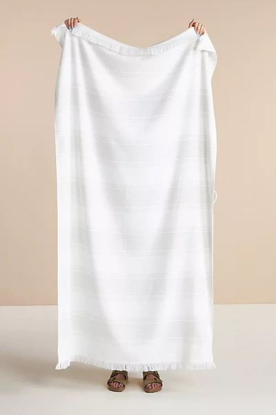 Kassatex Isola Beach Towel In White