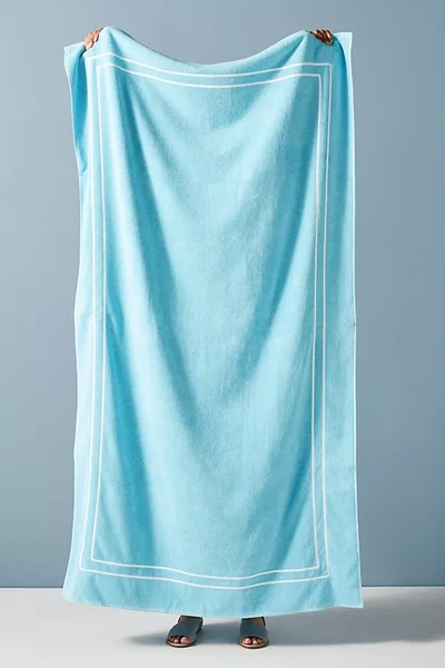 Kassatex Amalfi Beach Towel In Blue