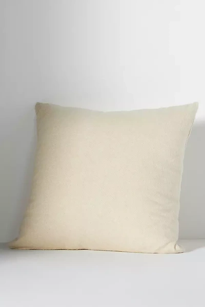 Lands Downunder Zip Solid Herringbone Pillow In Neutral