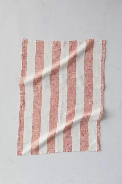 Terrain Lithuanian Linen Dish Towel, Wide Stripe