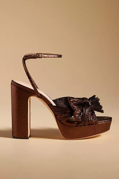 Loeffler Randall Natalia Platform Heels In Brown