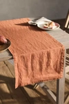 Terrain Lithuanian Linen Runner In Brown