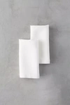 Terrain Lithuanian Linen Napkins, Set Of 2 In White