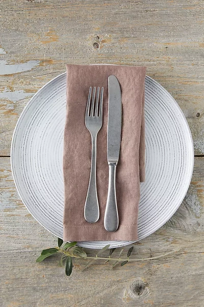 Terrain Lithuanian Linen Napkins, Set Of 2 In Pink
