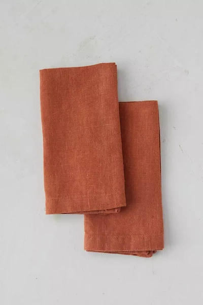 Terrain Lithuanian Linen Napkins, Set Of 2