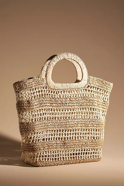 L*space Break Of Day Raffia Tote In Multicolor