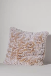 Anthropologie Luxe Faux Fur Pillow