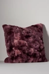 Anthropologie Luxe Faux Fur Pillow