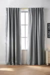 ANTHROPOLOGIE LUXE LINEN BLEND BLACKOUT CURTAIN