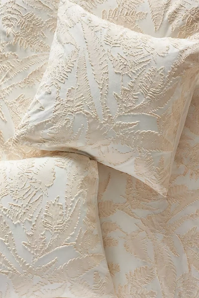 Anthropologie Lucretia Euro Sham In Neutral