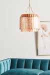 Anthropologie Madelyn Capiz Faceted Pendant